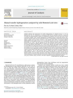 Journal of Catalysis 341 (2016) 136–148