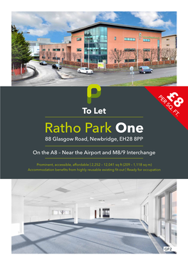 Ratho Park One 88 Glasgow Road, Newbridge, EH28 8PP