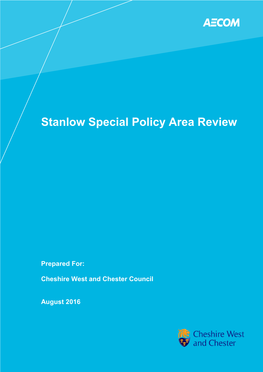 Stanlow Special Policy Area Review Cheshire West and Chester