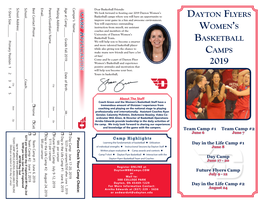 Dayton Flyers Women's Basketball Camps