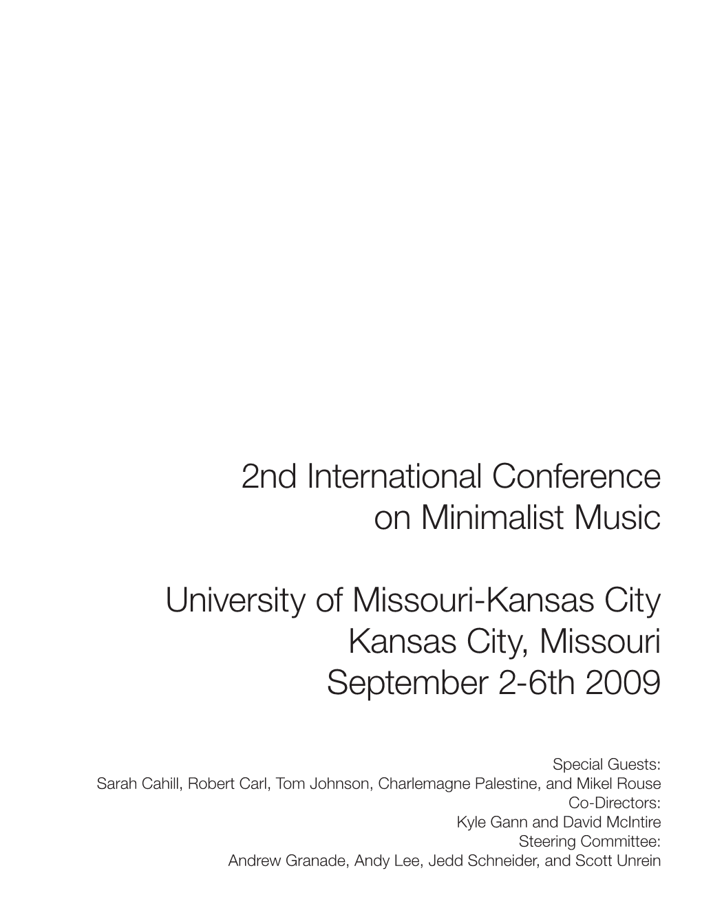 Conference Program