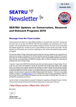 SEATRU Newsletter 2010