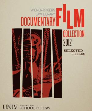 Law Library Documentary Film Collection Pamphlet