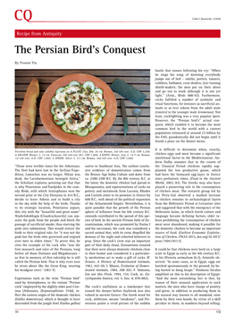 The Persian Bird's Conquest