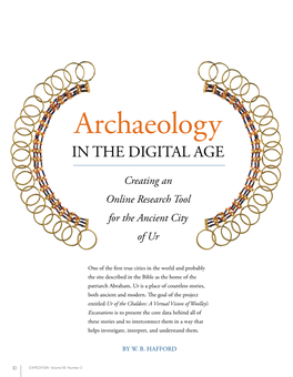 Archaeology in the Digital Age