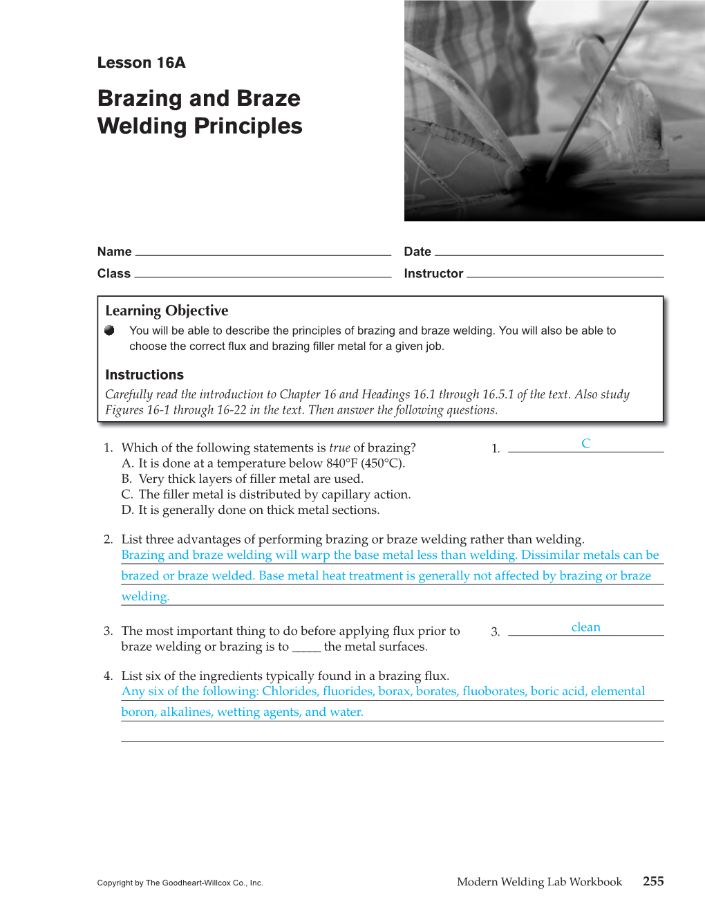 Brazing and Braze Welding Principles