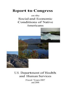 Report to Congress on the Social and Economic Conditions of Native Americans