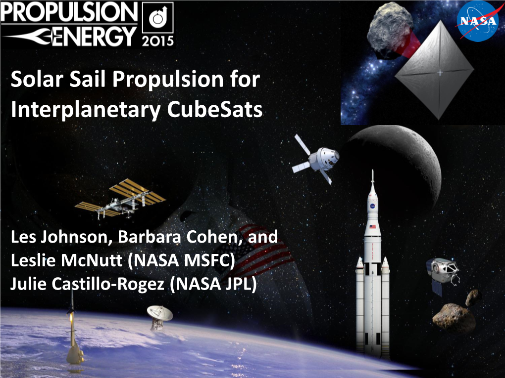 Solar Sail Propulsion for Interplanetary Cubesats