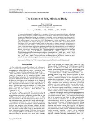 The Science of Self, Mind and Body