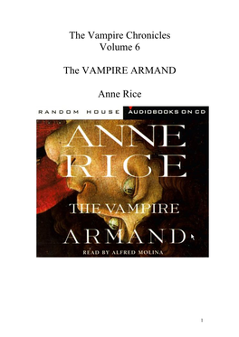 The VAMPIRE ARMAND