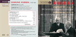 Rubbra (1901-86) Sommcd 0179 Symphony No