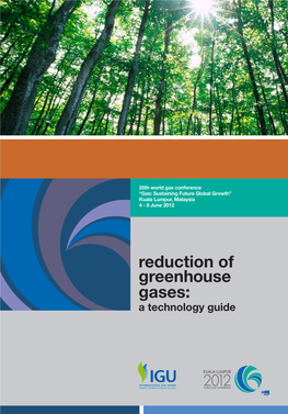 Reduction of Greenhouse Gases - a Technology Guide