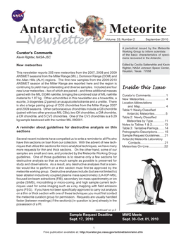 Antarctic Meteorite