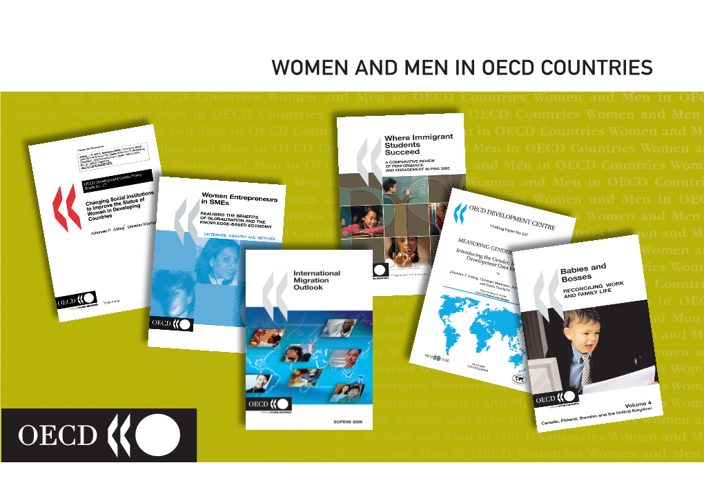 Women and Men in OECD Countries