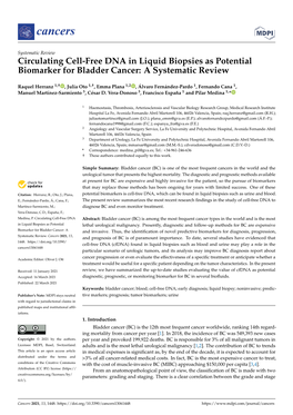 Circulating Cell-Free DNA in Liquid Biopsies As Potential Biomarker for Bladder Cancer: a Systematic Review