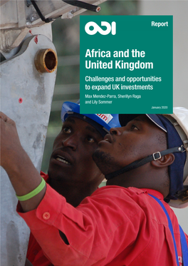 Africa and the United Kingdom: Challenges and Opportunities to Expand UK Investments