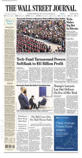 Tech-Fund Turnaround Powers Softbank to $11 Billion Profit