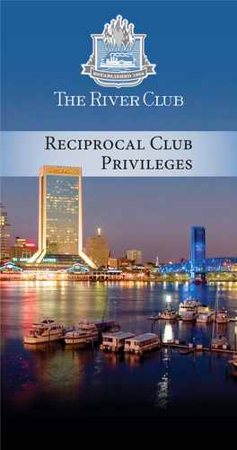 Reciprocal Club Privileges