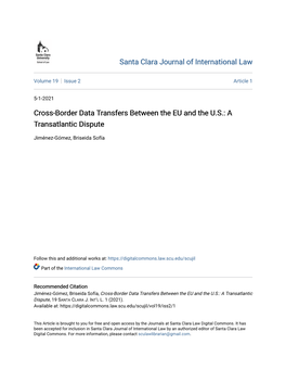 Cross-Border Data Transfers Between the EU and the US
