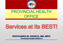 Provincial Health Office