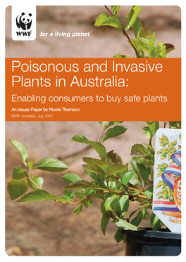 Poisonous and Invasive Plants REPORT