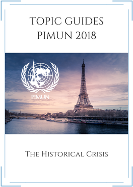 Topic Guides Pimun 2018