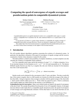 Computing the Speed of Convergence of Ergodic Averages and Pseudorandom Points in Computable Dynamical Systems