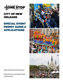 Special Event Permit Guide & Applications