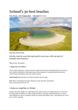 Ireland's 30 Best Beaches