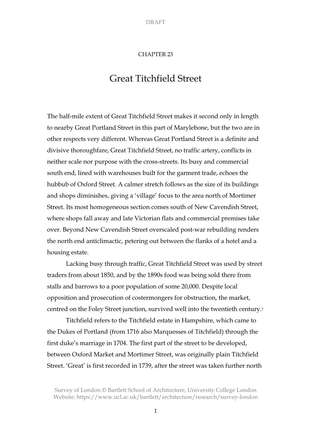 Chapter 23: Great Titchfield Street