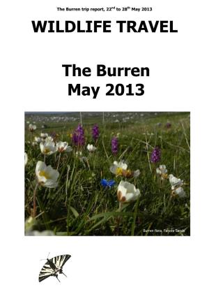 Wildlife Travel Burren 2013