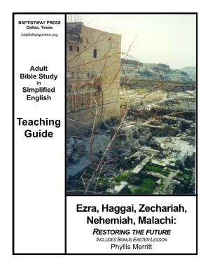 Teaching Guide Ezra, Haggai, Zechariah, Nehemiah, Malachi