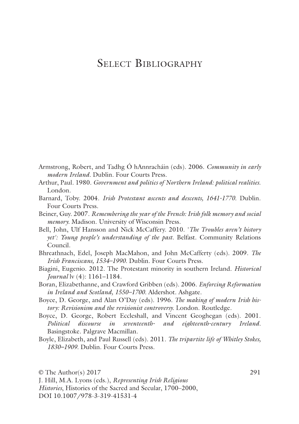 Select Bibliography