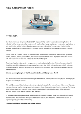 Axial Compressor Model