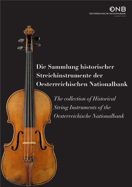 Die Sammlung Historischer Streichinstrumente Der Oesterreichischen Nationalbank