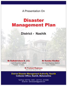 Disaster Management Plan 2016