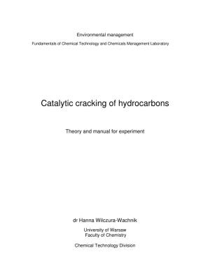 Catalytic Cracking of Hydrocarbons