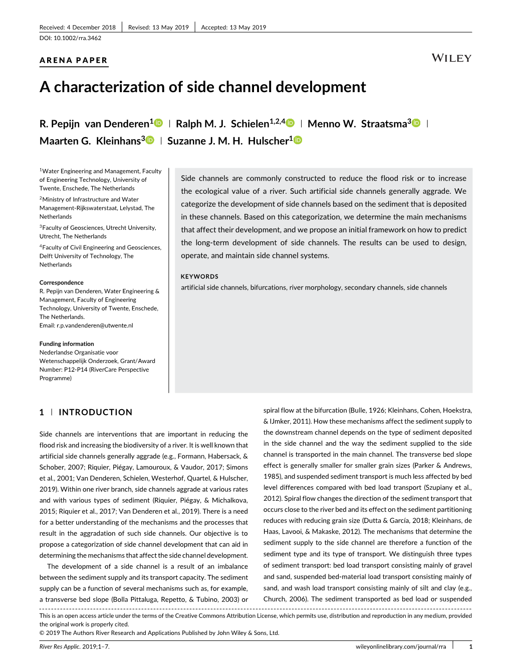 A Characterization of Side Channel Development