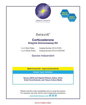 Detectx® Corticosterone Enzyme Immunoassay Kit