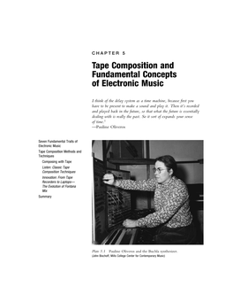 Holmes Electronic and Experimental Music