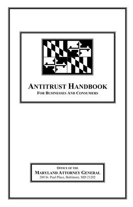 Antitrust Handbook