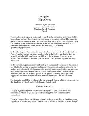 Hippolytus [PDF]