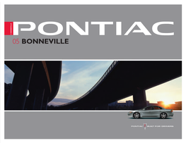05 Bonneville 05 Bonneville the 05 Pontiac Bonneville