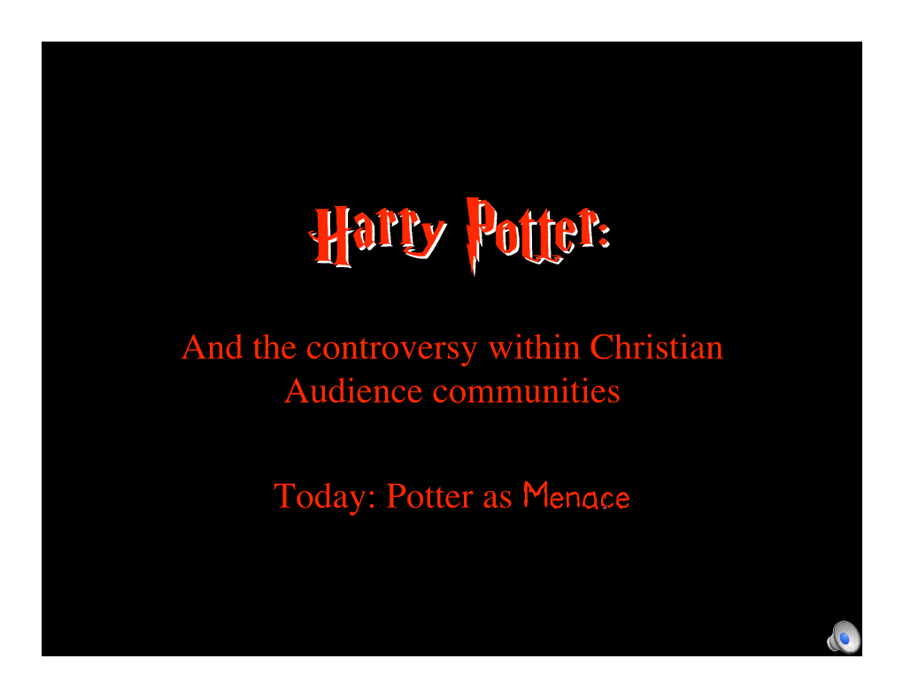 Potter As Menace 2010