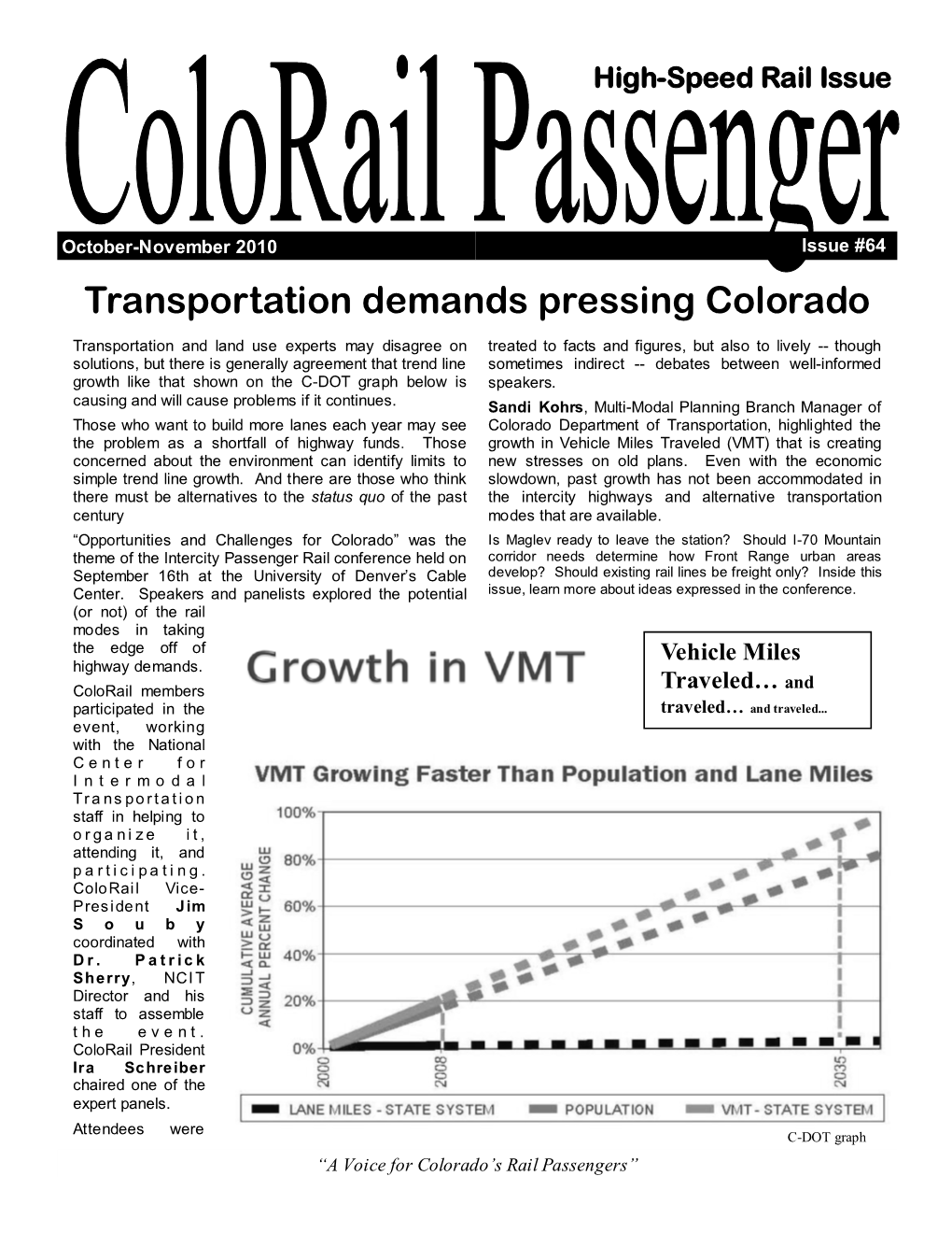 Transportation Demands Pressing Colorado