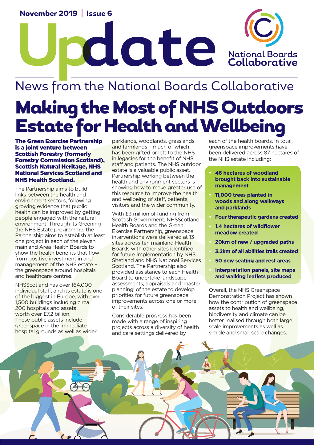 Making the Most of NHS Outdoors Estate for Health and Wellbeing the Green Exercise Partnership Parklands, Woodlands, Grasslands Each of the Health Boards