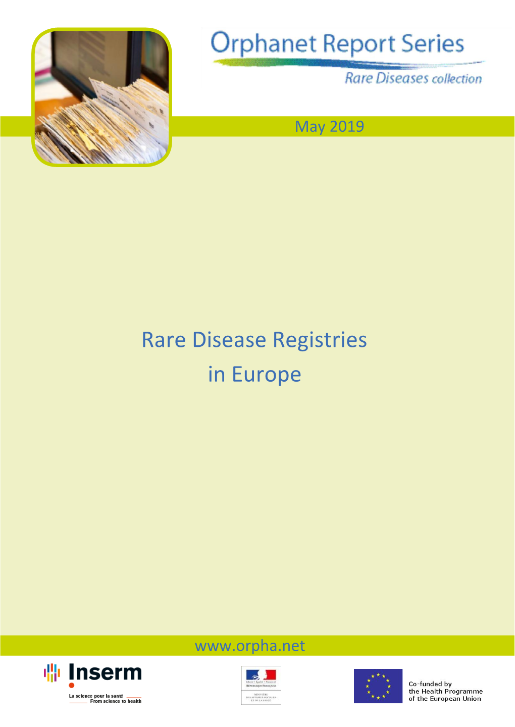 Rare Disease Registries in Europe - May 2019 2