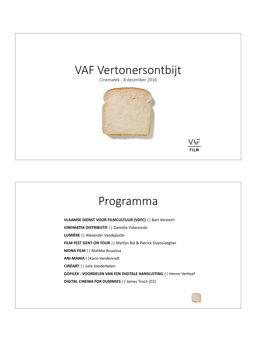 Presentatie Vertonersontbijt 8 December 2016