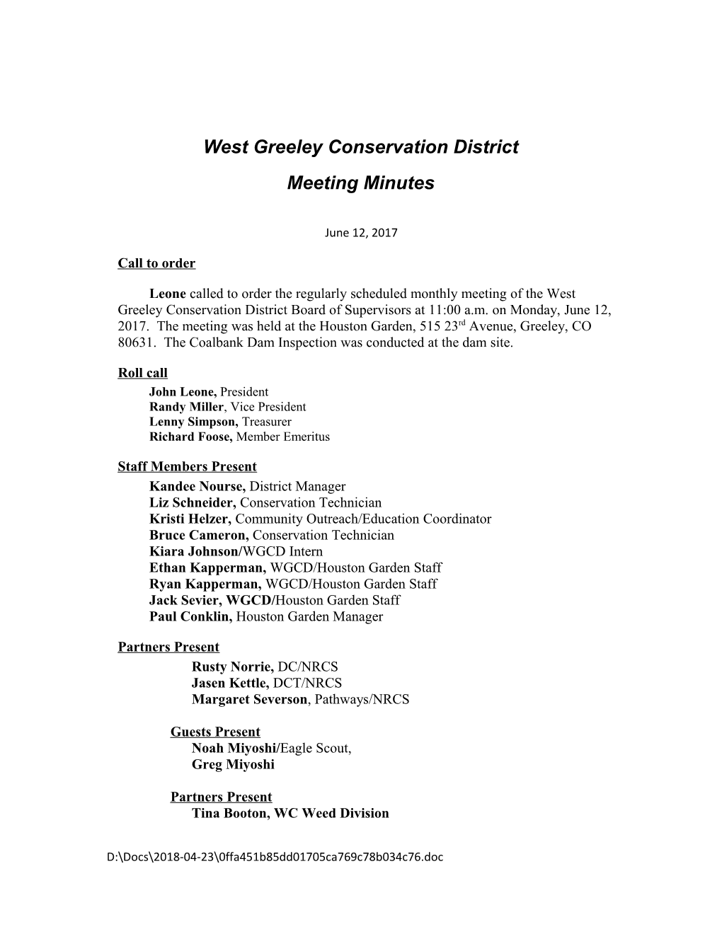 West Greeley Conservation District s2