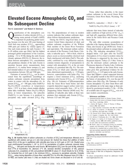 Eocene CO2 Elevation Decline